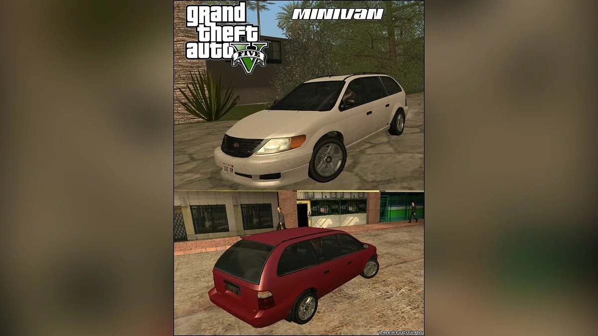 GTA V Minivan / GTA San Andreas