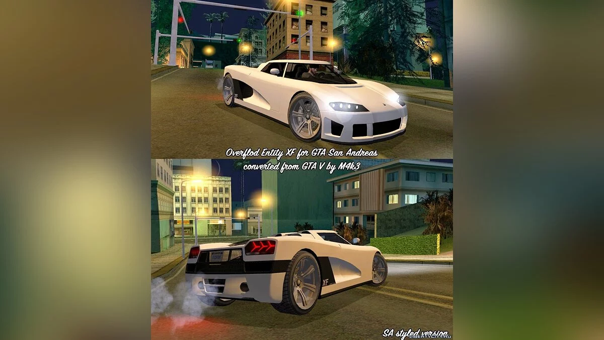 GTA V Overflod Entity XF / GTA San Andreas