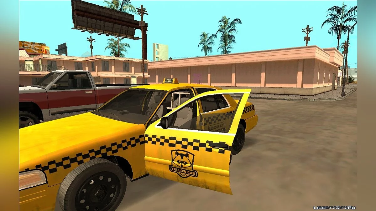 Такси Раккун Сити из Resident Evil: ORC / GTA San Andreas
