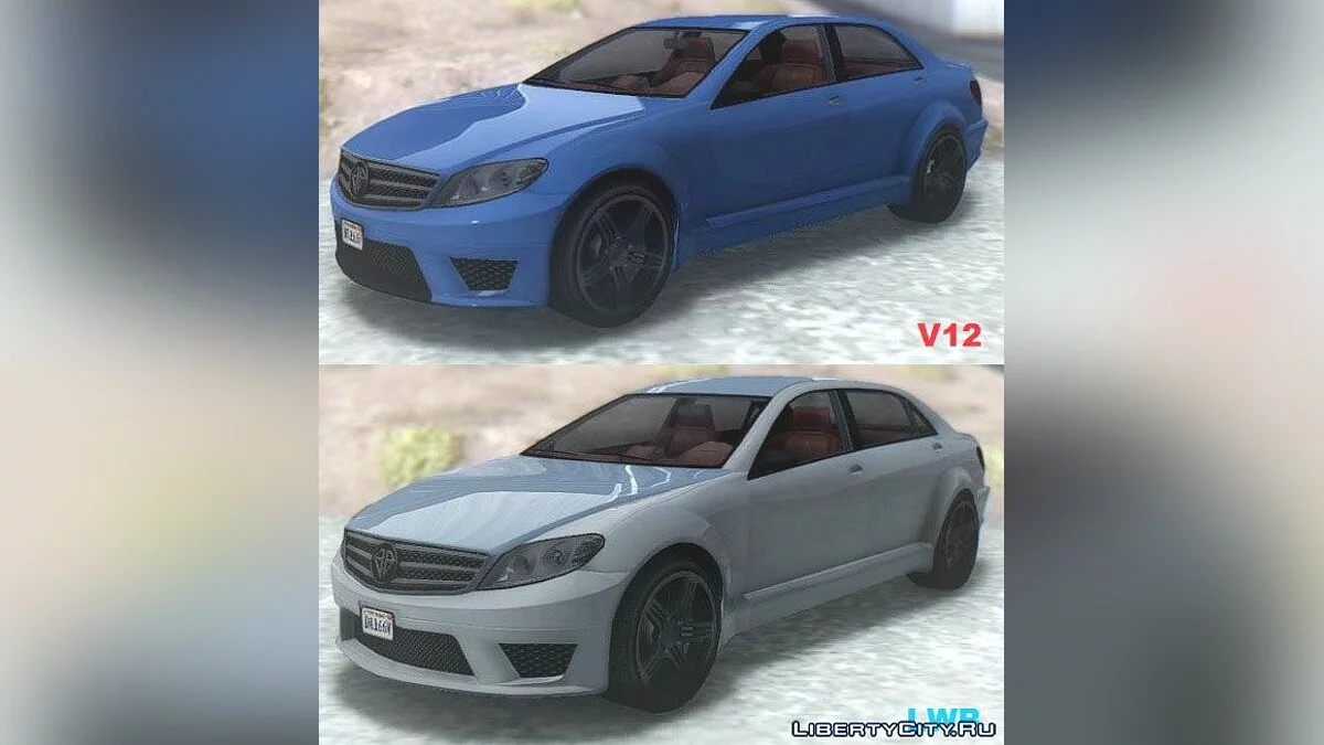 GTA SA Benefactor Schafter V12 & LWB + Arm V / GTA San Andreas