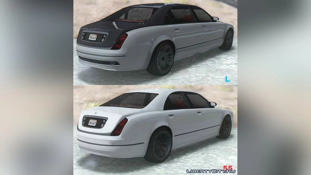 GTA SA Enus Cognoscenti L& 55 + Arm V / GTA San Andreas