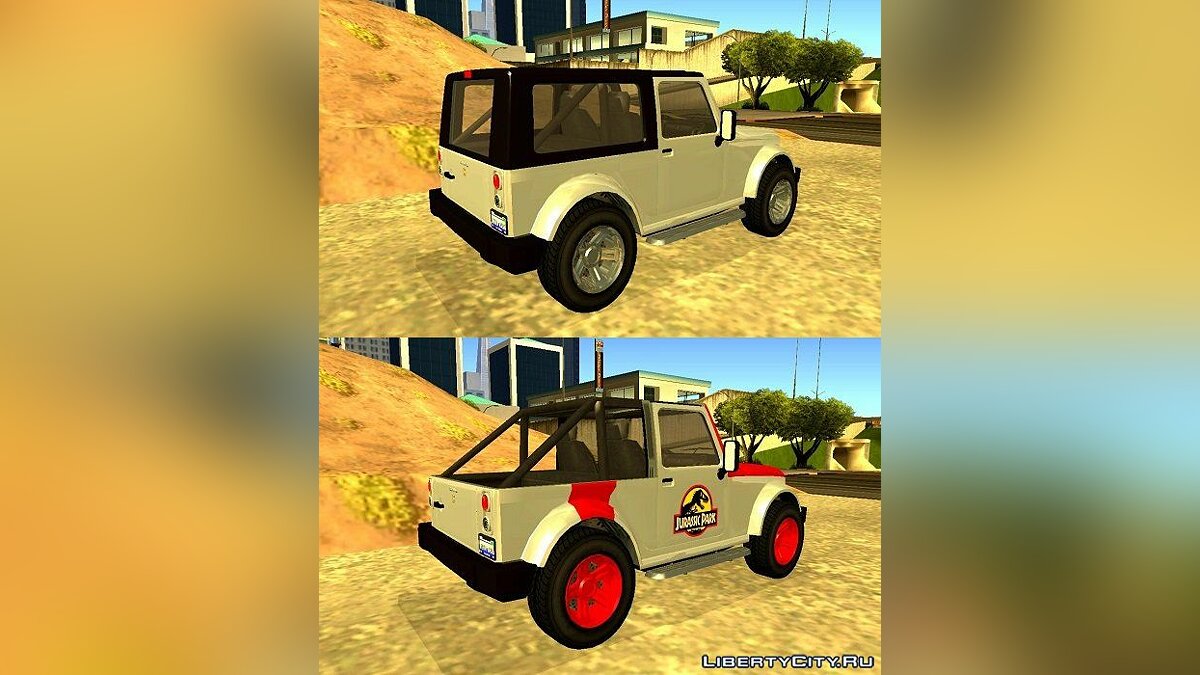 Скачать GTA V Canis Mesa SWB & Jurassic Park для GTA San Andreas