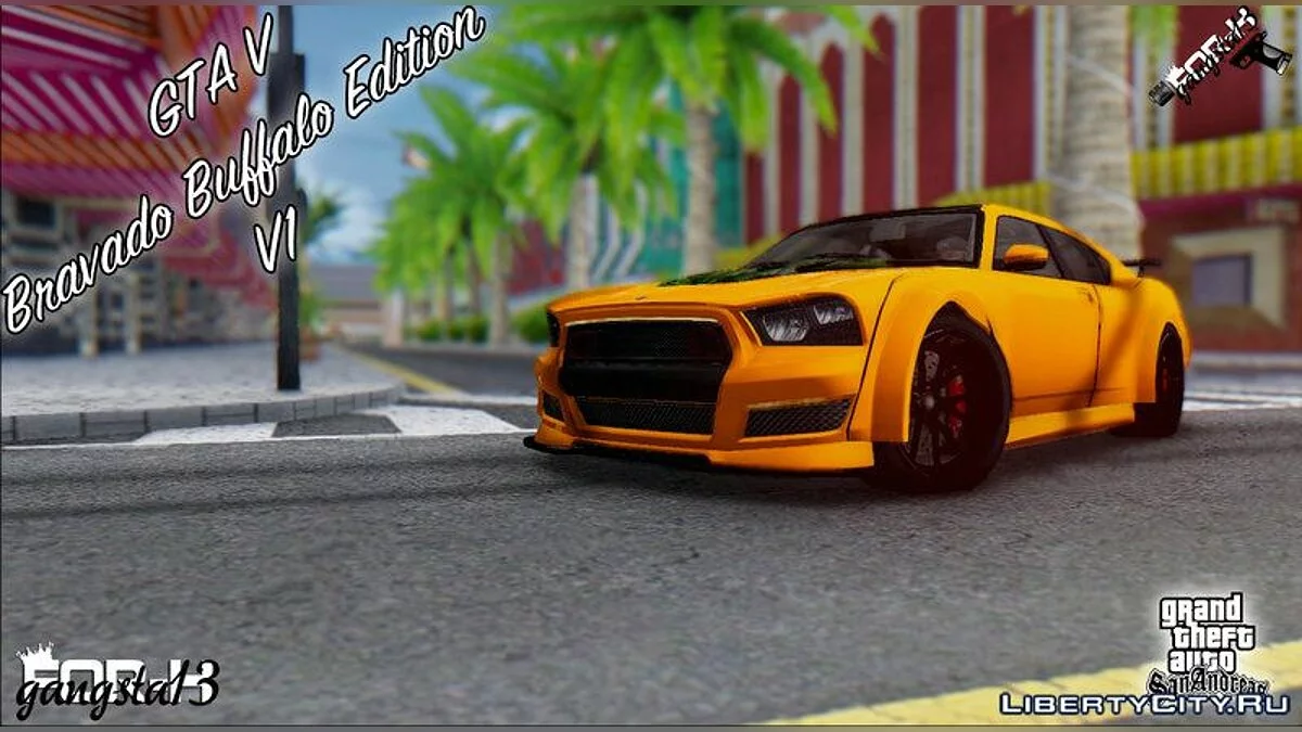 GTA V Bravado Buffalo Edition v1 / GTA San Andreas