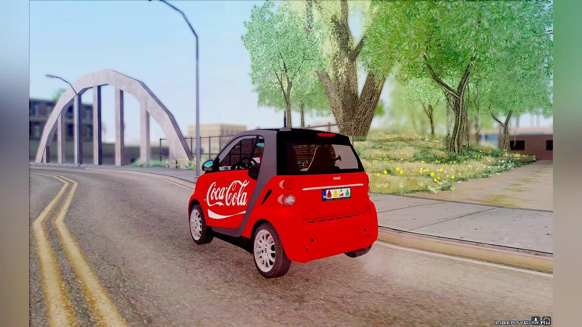 Smart ForTwo Coca-Cola Worker / GTA San Andreas