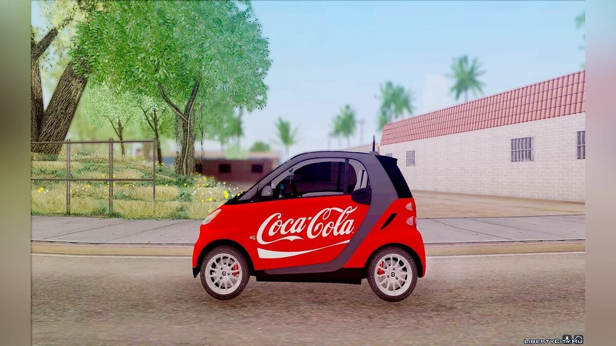 Smart ForTwo Coca-Cola Worker / GTA San Andreas