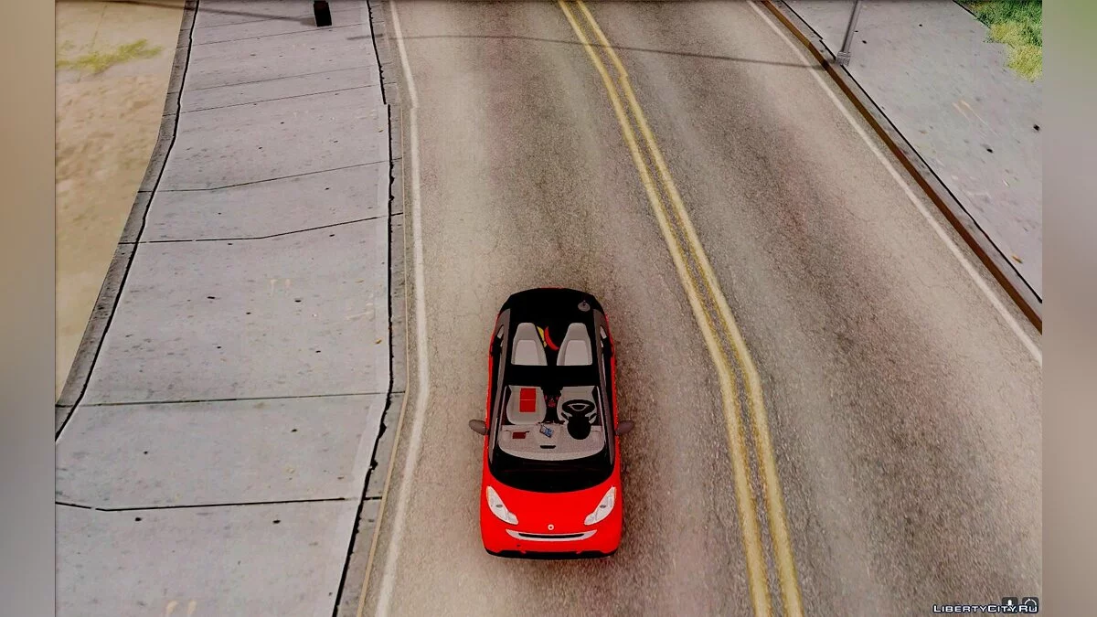 Smart ForTwo Coca-Cola Worker / GTA San Andreas