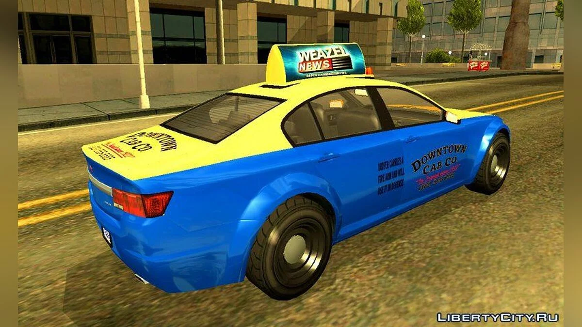 Cheval Fugitive Downtown Cab Co. Taxi / GTA San Andreas