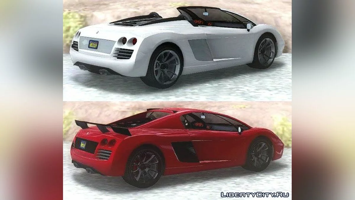 GTA V Pegassi Vacca 9F Roadster/Coupè / GTA San Andreas