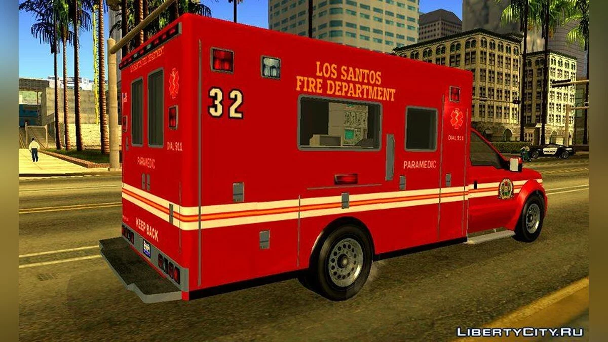 GTA V Vapid Sadler Ambulance / GTA San Andreas