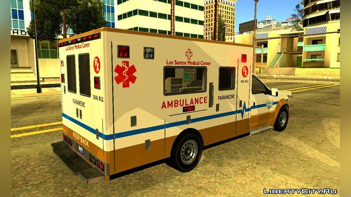 GTA V Vapid Sadler Ambulance / GTA San Andreas