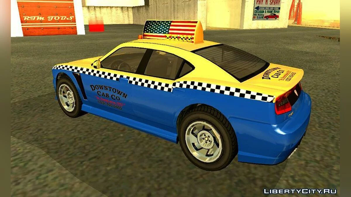 Bravado Buffalo S Downtown Cab Co / GTA San Andreas