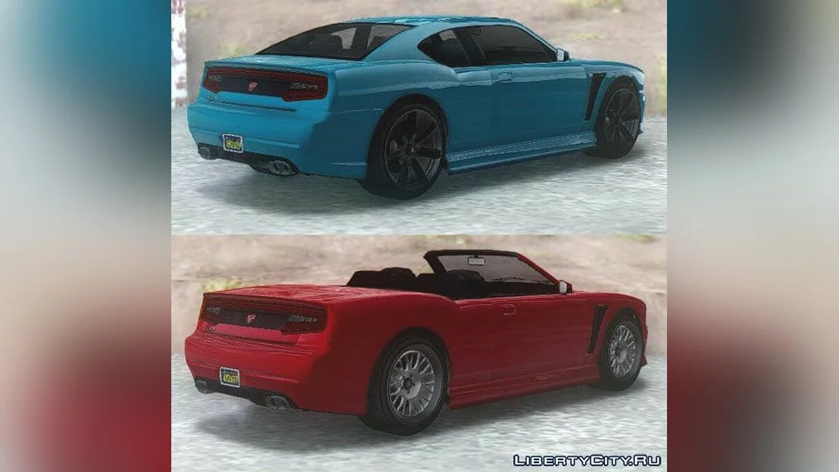 GTA V Bravado Buffalo 2-doors Coupe & Cabrio / GTA San Andreas