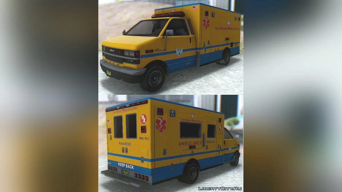 GTA V Brute Ambulance / GTA San Andreas