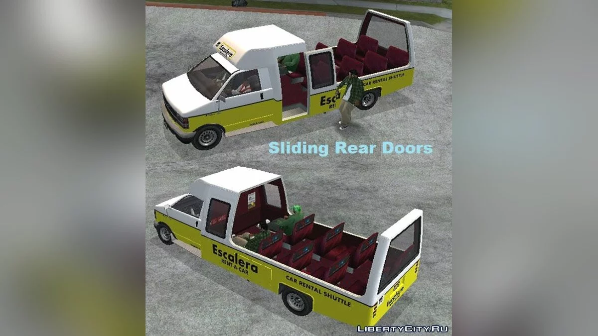 GTA V Brute Rental Shuttle & Tour Bus / GTA San Andreas
