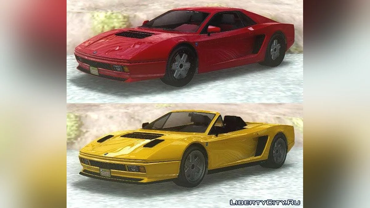 GTA V Grotti Cheetah Classic & Spyder / GTA San Andreas