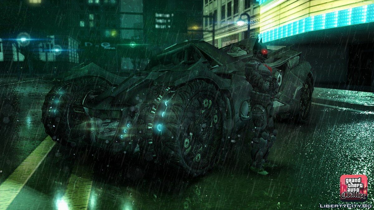 Скачать 2015 Batmobile Arkham Knight для GTA San Andreas