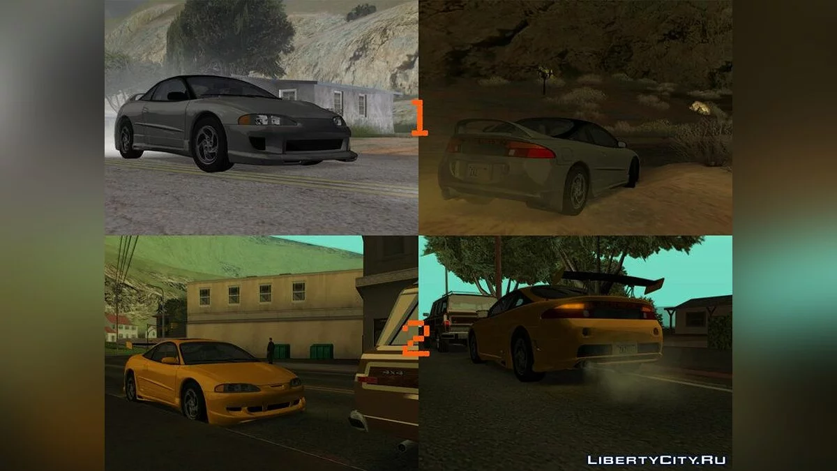 Eagle Talon TSi AWD 1998 [Tunable] / GTA San Andreas