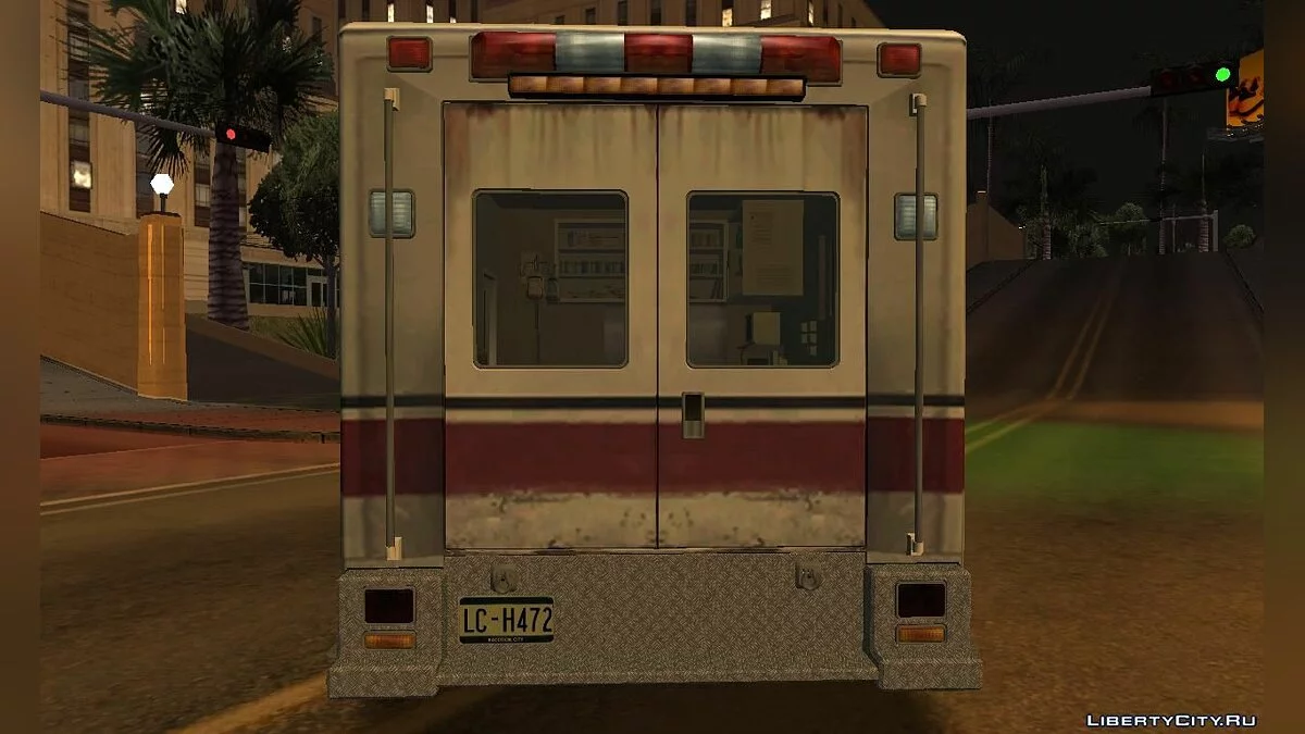 Машина скорой помощи как в Resident evil: Operation Raccoon City / GTA San Andreas