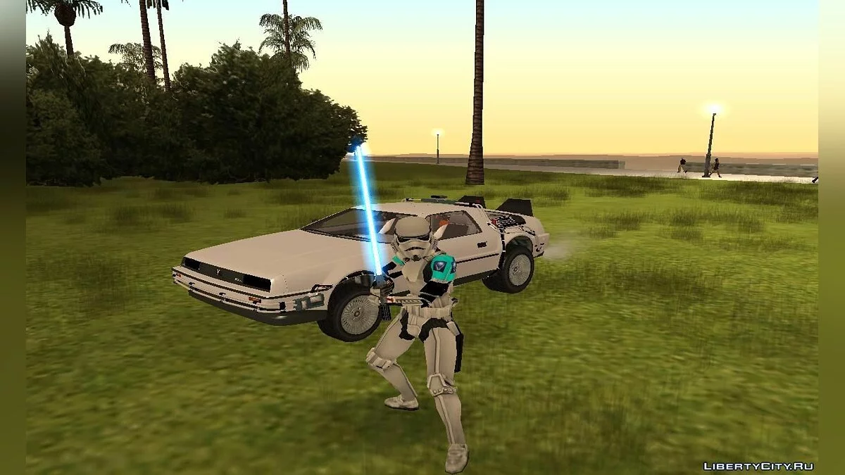 Deluxo Time Machine BTTF 1 Version Complete / GTA San Andreas