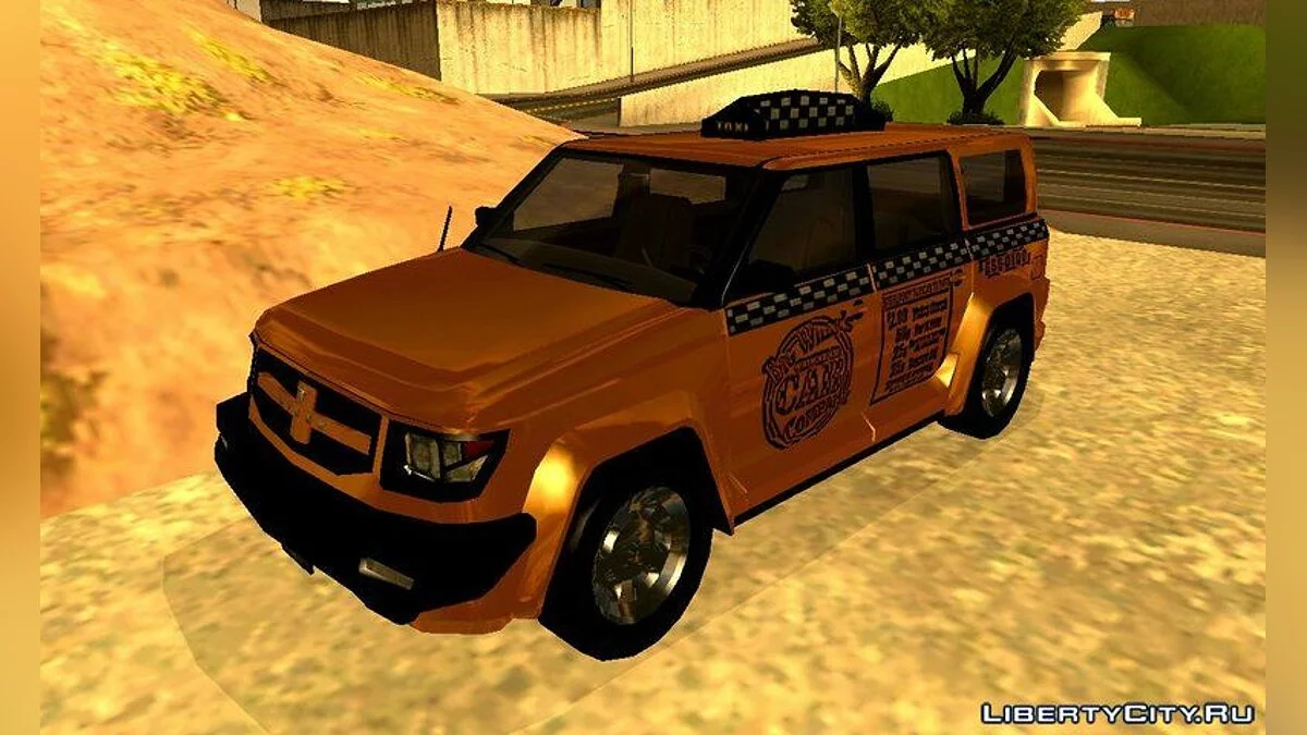 Такси из Saints Row 4 / GTA San Andreas