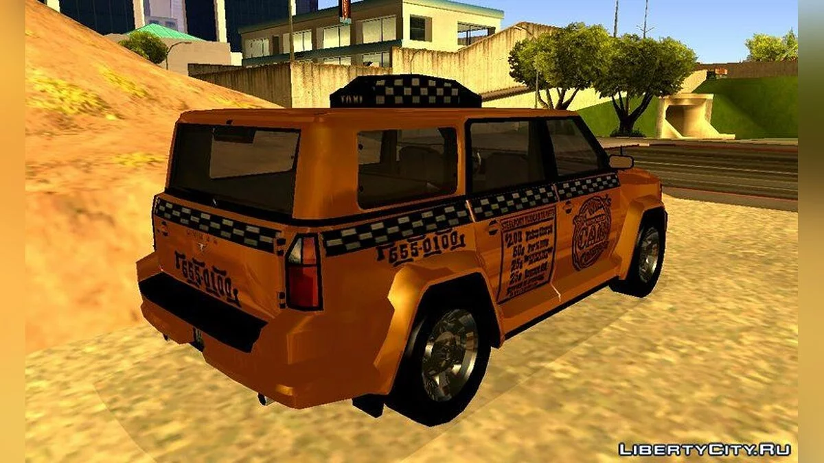 Такси из Saints Row 4 / GTA San Andreas