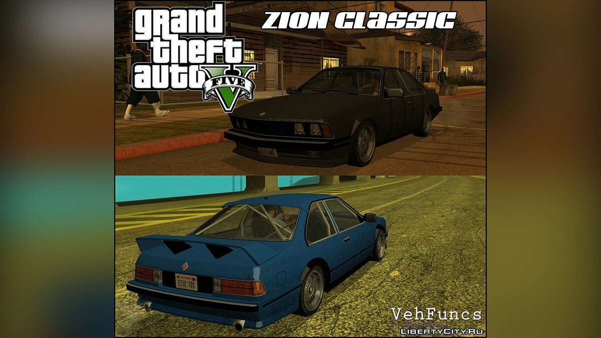 Скачать GTA 5 Übermacht Zion Classic для GTA San Andreas