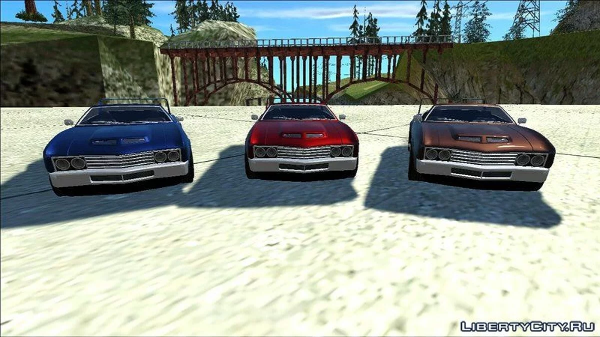 FlatQut Scorpion Cabrio (Кастом) / GTA San Andreas