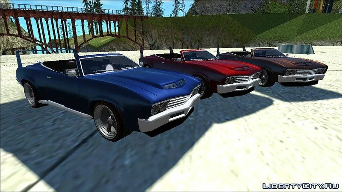 FlatQut Scorpion Cabrio (Кастом) / GTA San Andreas