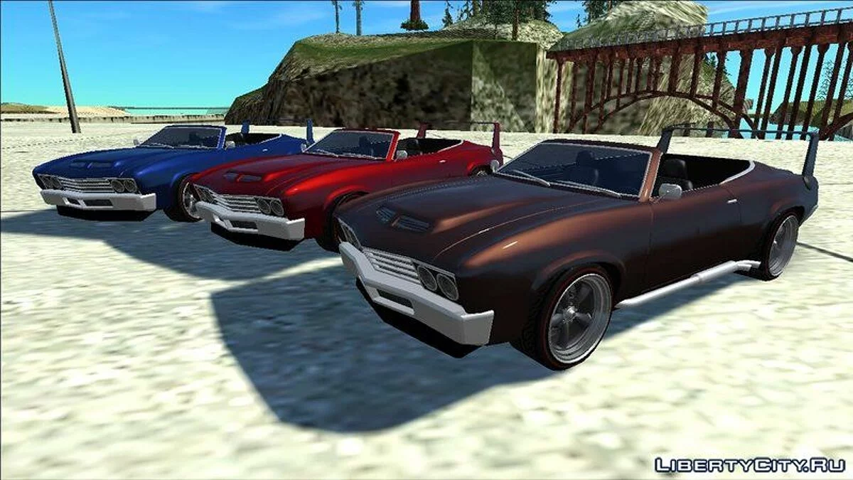 FlatQut Scorpion Cabrio (Кастом) / GTA San Andreas