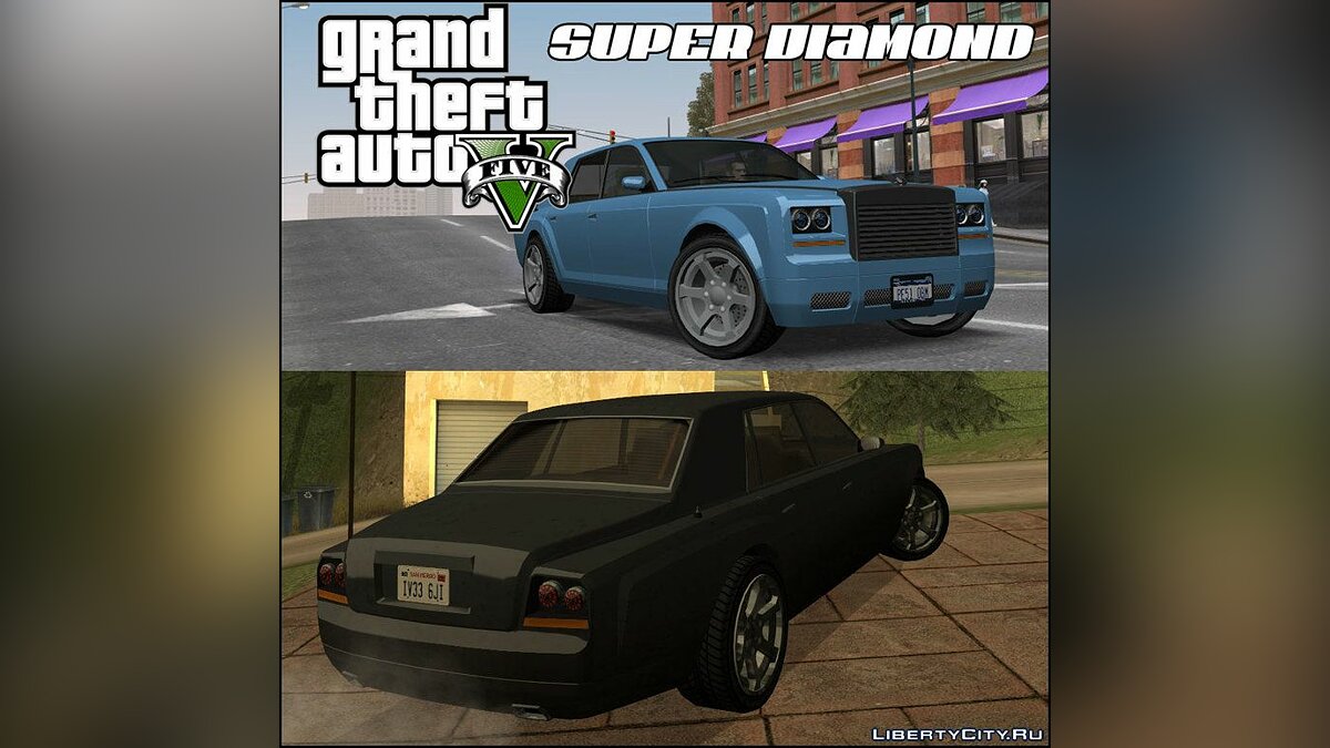 Скачать GTA 5 Enus Super Diamond для GTA San Andreas