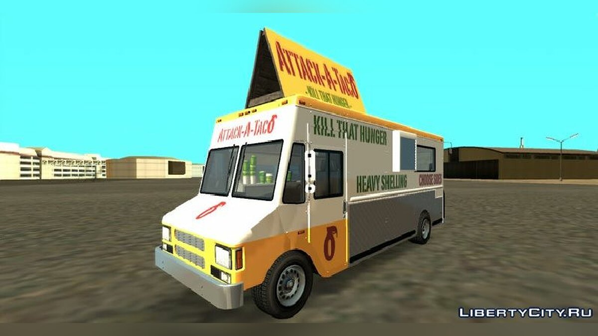 GTA 5 Brute Food Van [VehFuncs] для GTA San Andreas - Картинка #2