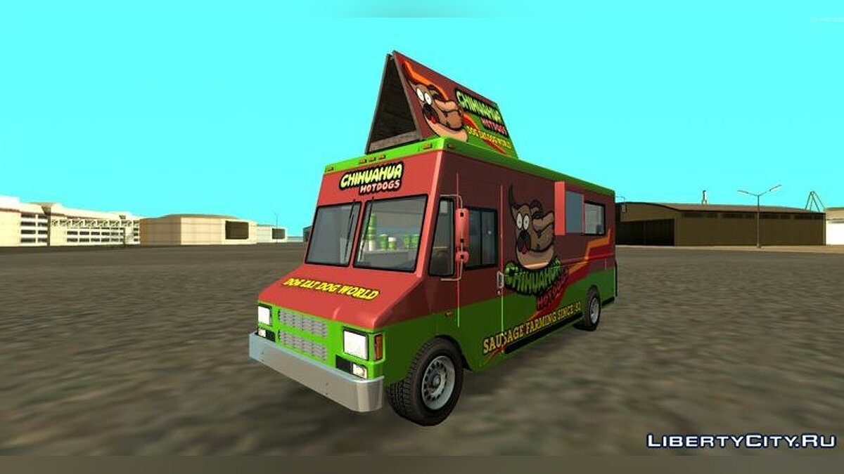 GTA 5 Brute Food Van [VehFuncs] для GTA San Andreas - Картинка #3