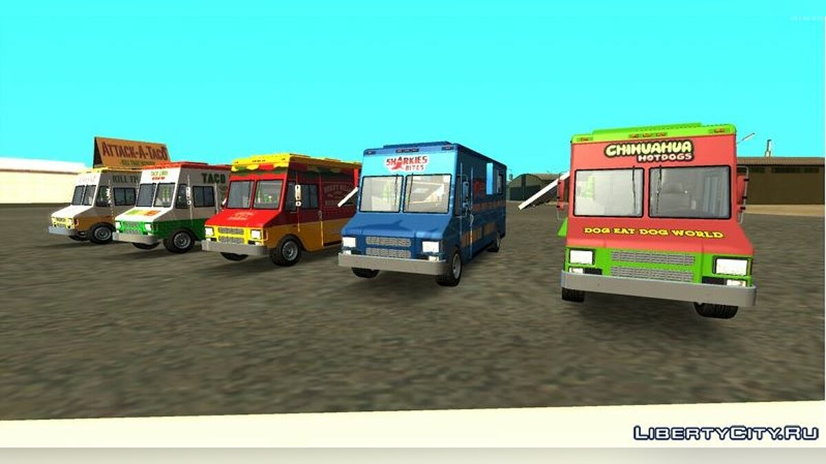 GTA 5 Brute Food Van [VehFuncs] для GTA San Andreas - Картинка #1