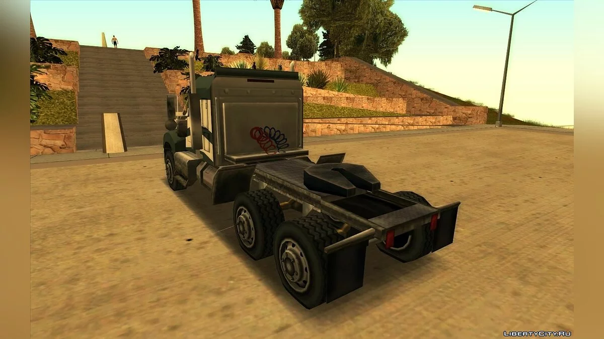 NFS MW: машина из траффика - Semi Truck (Paulton) / GTA San Andreas