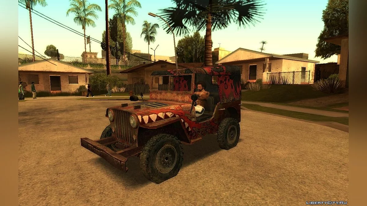 Free Fire Jeep Car / GTA San Andreas