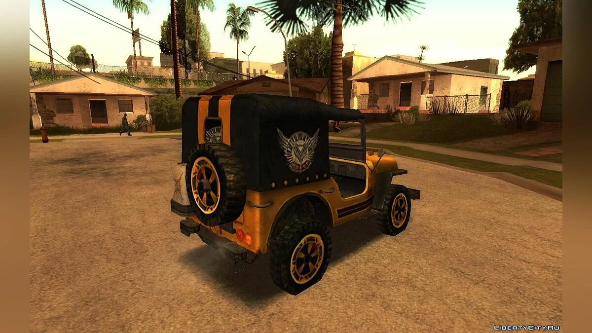 Free Fire Jeep Car / GTA San Andreas