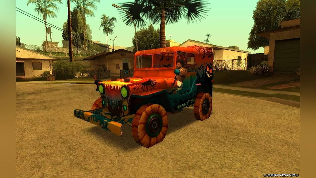 Free Fire Jeep Car / GTA San Andreas