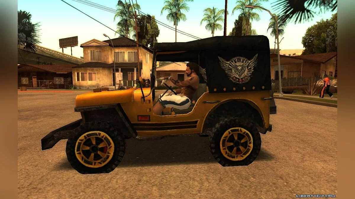 Free Fire Jeep Car / GTA San Andreas