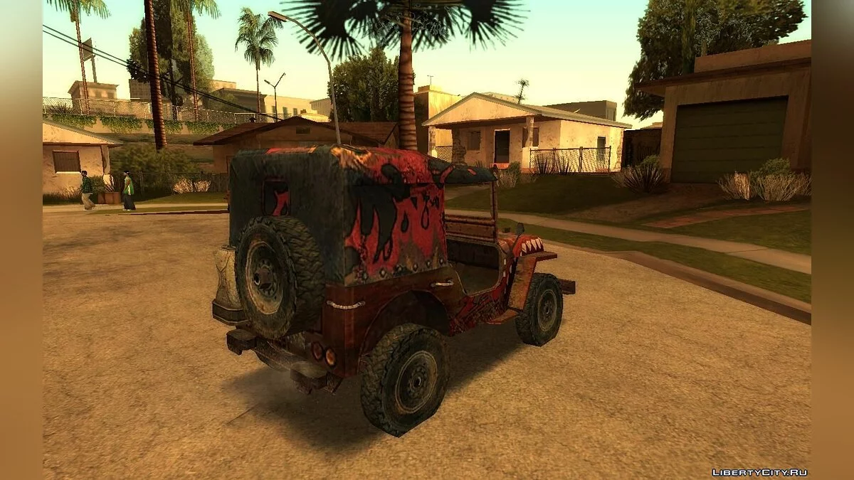 Free Fire Jeep Car / GTA San Andreas