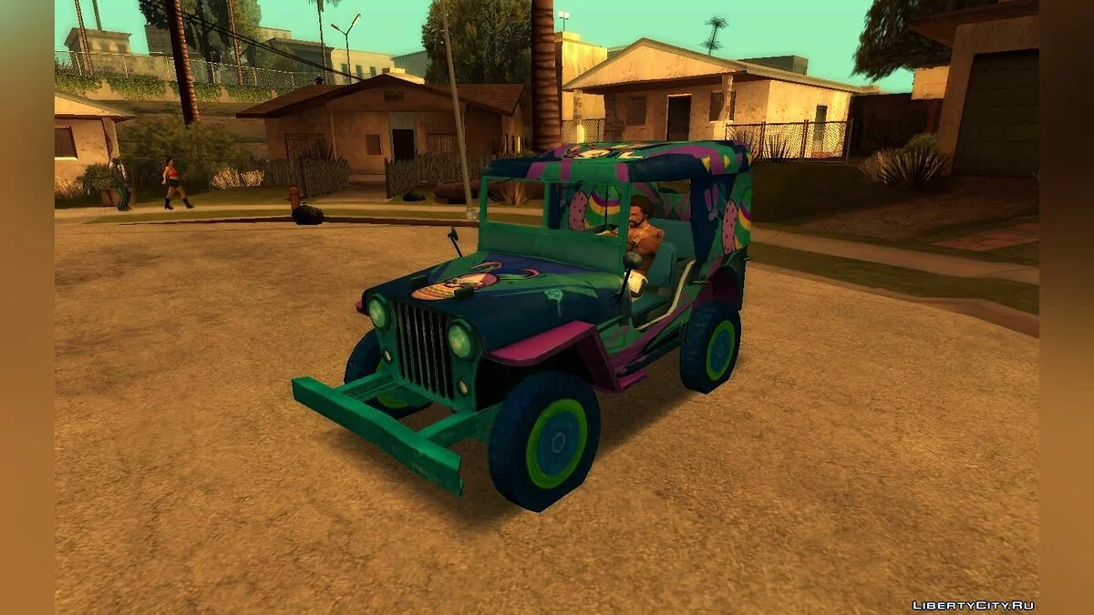 Free Fire Jeep Car / GTA San Andreas