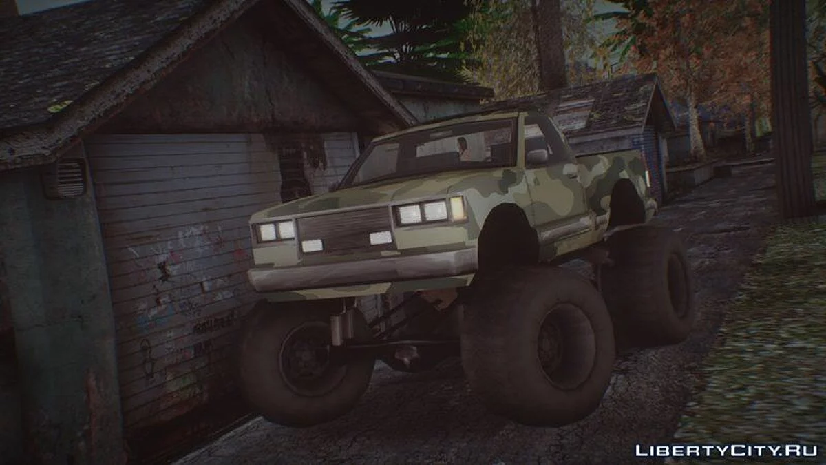 Monster A and Monster B Camo Edition Pack (HQ/IVF) / GTA San Andreas