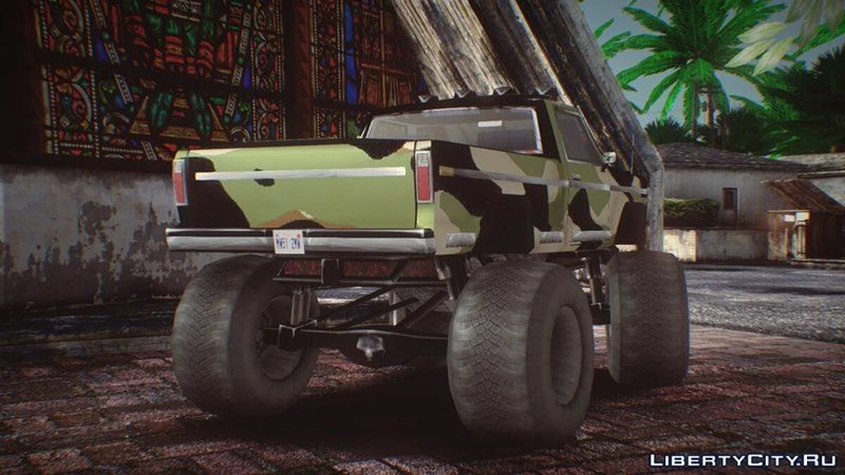 Monster A and Monster B Camo Edition Pack (HQ/IVF) / GTA San Andreas