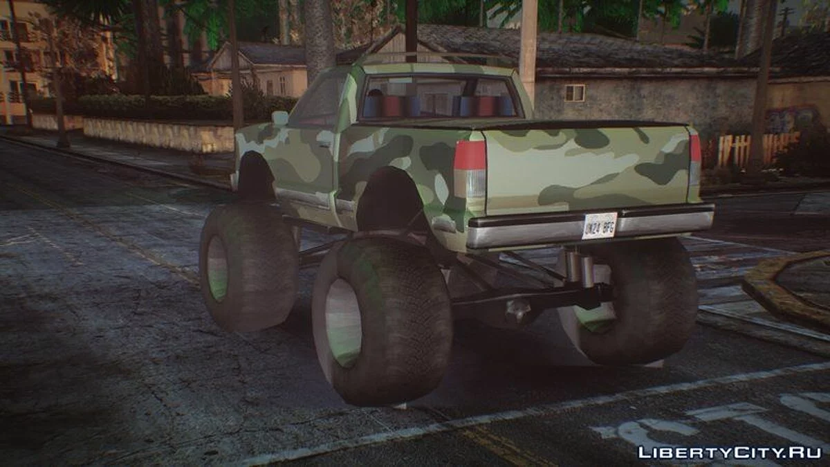 Monster A and Monster B Camo Edition Pack (HQ/IVF) / GTA San Andreas