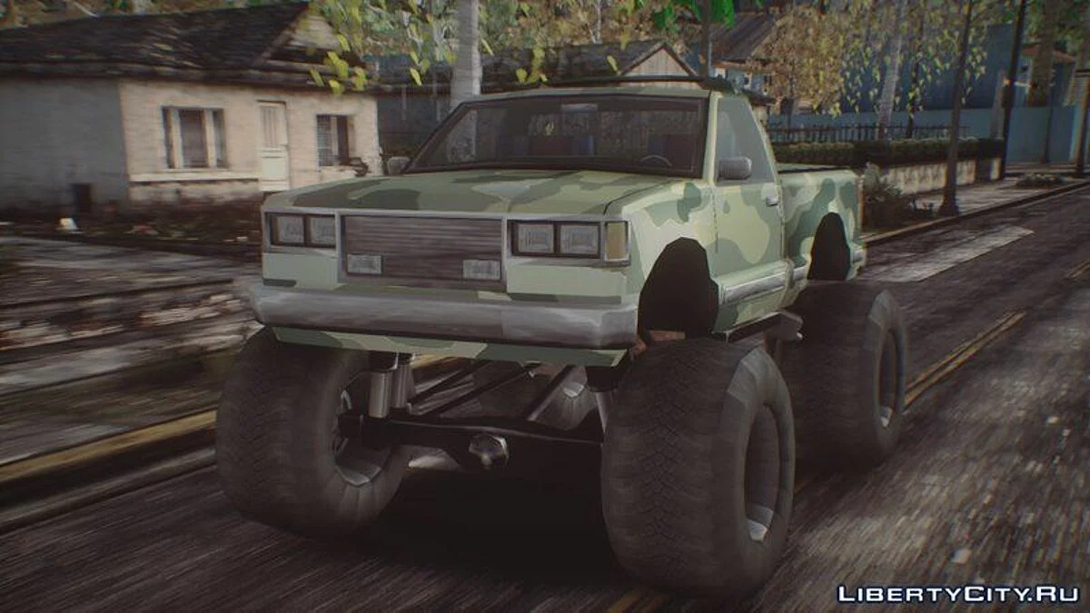 Monster A and Monster B Camo Edition Pack (HQ/IVF) / GTA San Andreas