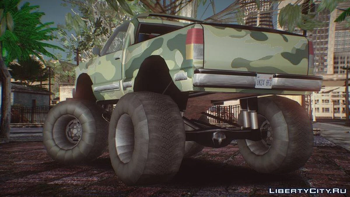 Monster A and Monster B Camo Edition Pack (HQ/IVF) / GTA San Andreas