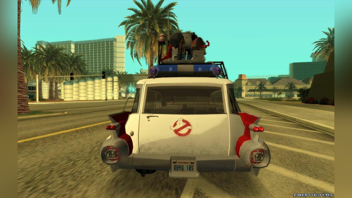 Скачать Ecto-1 (Охотники за привидениями) V2 для GTA San Andreas