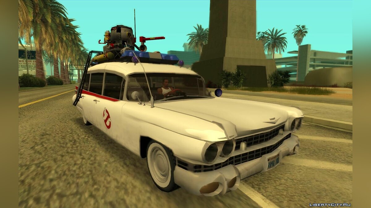 Скачать Ecto-1 (Охотники за привидениями) V2 для GTA San Andreas