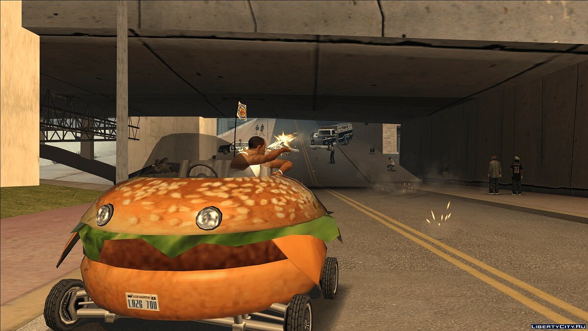 Скачать Burger Shot Bunmobile [SA] для GTA San Andreas