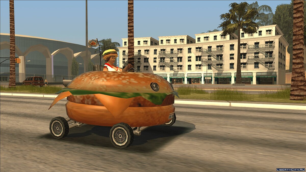 Скачать Burger Shot Bunmobile [SA] для GTA San Andreas