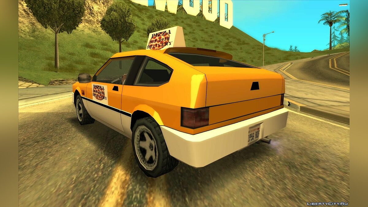 Скачать Pizza Delivery Car для GTA San Andreas